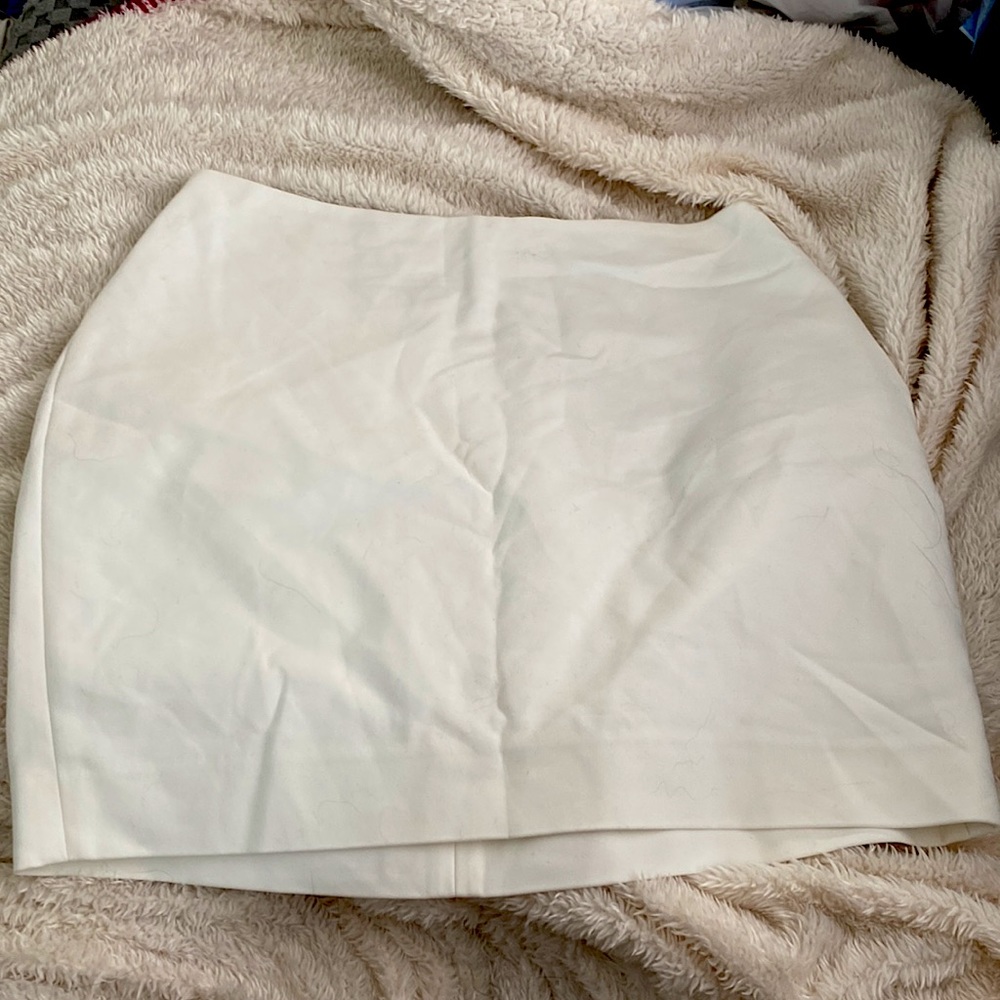 Express white bodycon skirt